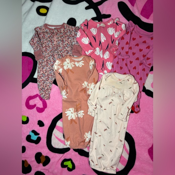 Carter's Other - Newborn girl pajama bundle